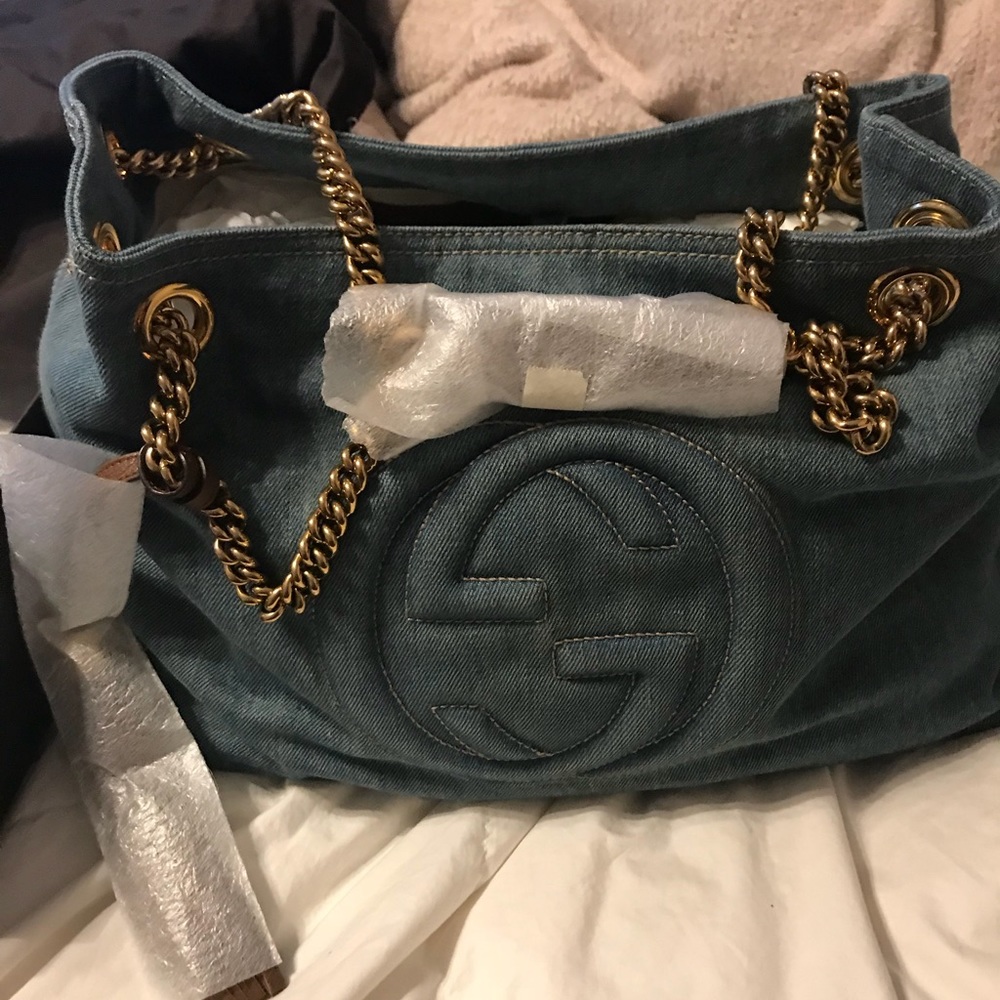 Gucci Denim Soho Bag